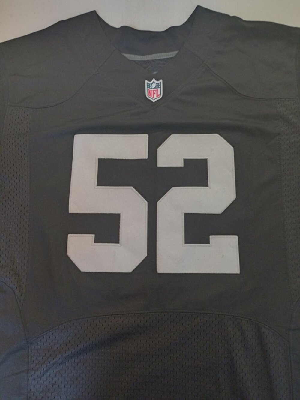 Las Vegas Oakland Raiders NFL Khalil Mack Nike On Field Football Jersey 48 XL - Picture 3 of 7